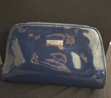 BVLGARI PARFUMS MAKEUP BAG BLUE WITH SPRAKLE