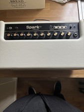 Positive Grid Spark 40 In Pearl with Power Pack So Very Portable Great Condition