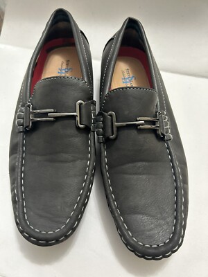 STEVE HARVEY CELEBRITY EDITION SLATE BLACK DRESS /LOAFERS 
