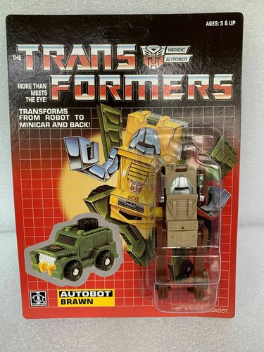 Transform G1 minibot autobot Brawn 6 color reissue mint MISB Free Shipping - Picture 33 of 35