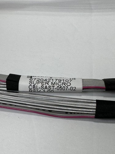 Supermicro CBL-SAST-0507-02 Cable 2.62ft Mini-SAS HD to Data Transfer Brown Box - Afbeelding 4 van 6