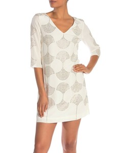 trina turk glitterati silk dress