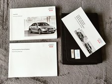 GENUINE AUDI A4 SALOON HANDBOOK OWNERS MANUAL WALLET 2007-2011 PACK A-365