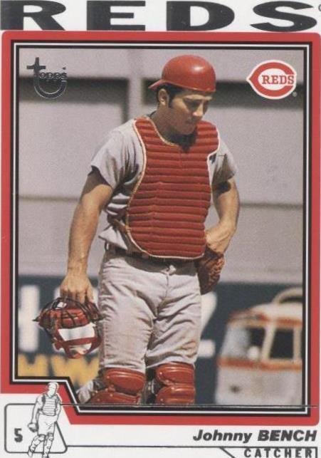 2004 Topps Retired Signature Edition - Johnny Bench #5 - 1 of 1