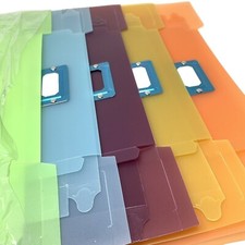 Plastic Document File Box Folders Organizer Storage Home Office 3 x 14 Inch