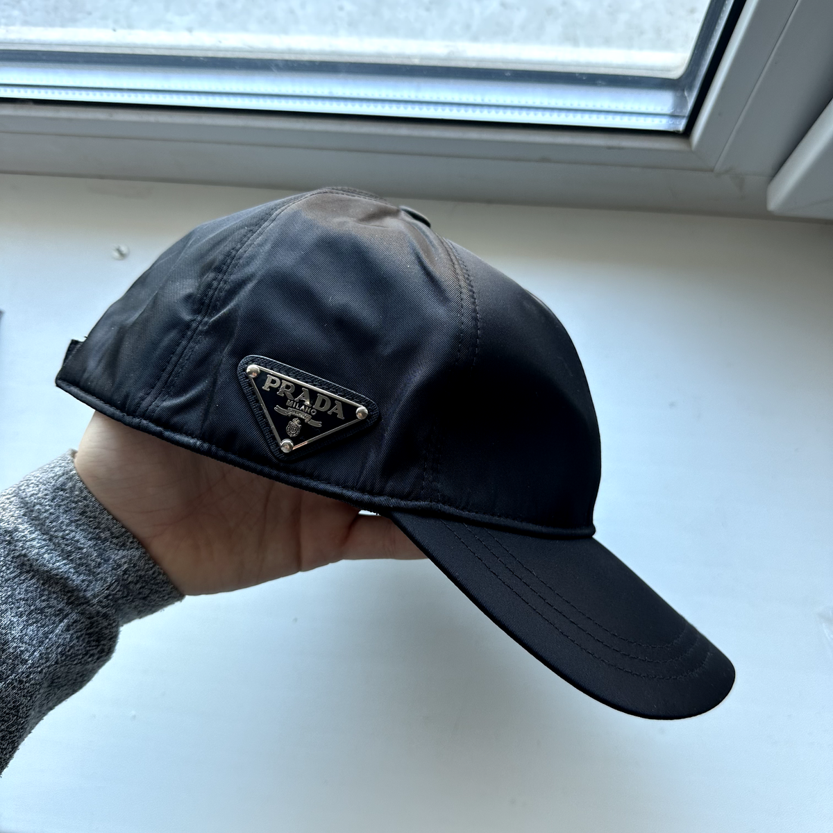 Prada Nylon Baseball Black Cap | eBay Prada Nylon Baseball Black Cap | eBay