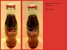 Coca-Cola 8 Oz Bottle - Coca-Cola Enterprises 20 Years 1986-2006 (Make Offer)