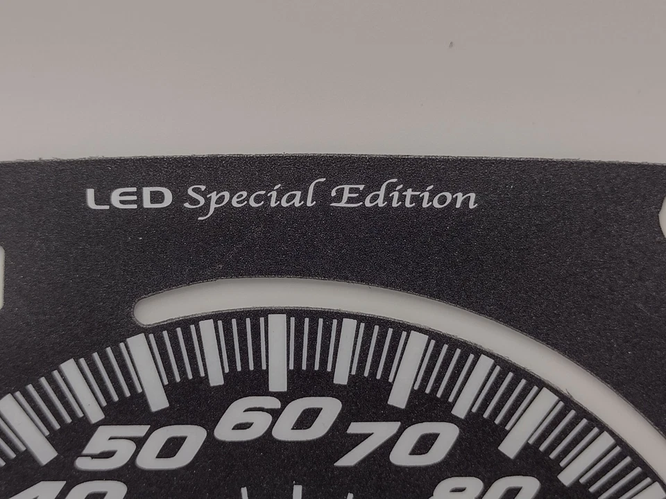 US Speedo Silverado SS Superposición Negra para GM Clusters 03-05 1500 Gas Edición LED Foto 3 de 4