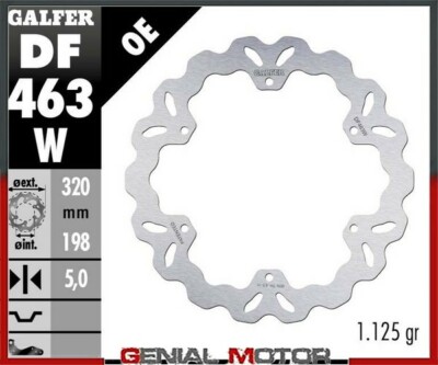 Galfer Front Brake Disc WAVE FIXED 320x5mm YAMAHA XJ 900 S DIVERSION 1995