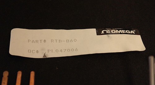 OMEGA ENGINEERING TEMPERATURE KIT RTD-860 SENSOR, ADL-2 NUTS, CONNECTOR, WIRING - Picture 3 of 6