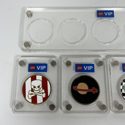 Lego VIP Coin Set of 4: Space, Octane, Castle & Pirate with 5-Coin