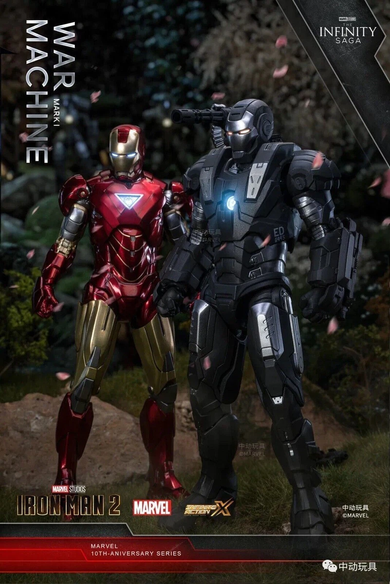 ZD Toys Iron Man Movie Figure Iron man Mark MK6 War Machine