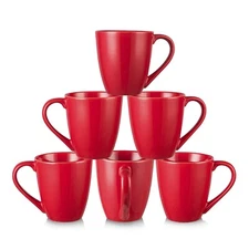 vicrays Coffee Mug Set, 12 Ounce, Ceramic Mug for Men, Women, Unique Glazed M...