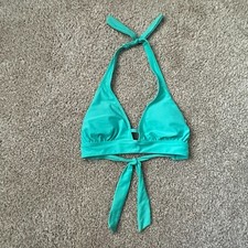 Old Navy Mint Green Halter Bikini Swimsuit Swim Top Womens Size M Medium