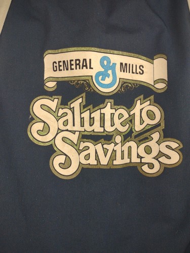Vintage General Mills Advertising Department Store Apron Pocket Salute to saving - Picture 3 of 12