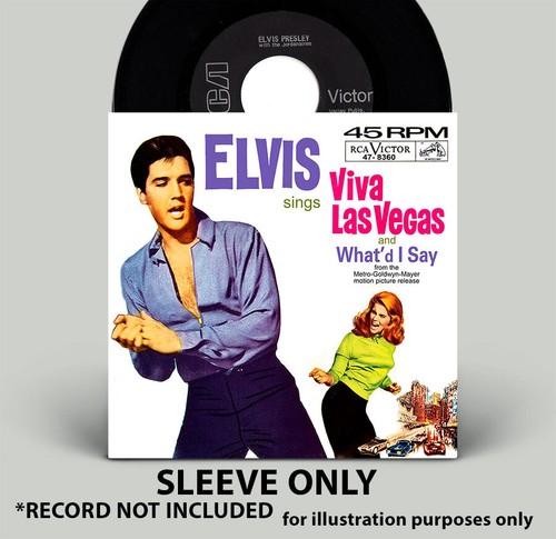 CINEMA SLEEVES COLLECTION ~ Elvis Presley Novelty 45 rpm Picture Sleeves - Picture 10 of 19