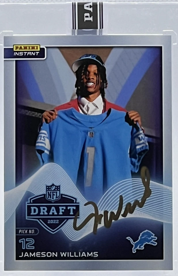 💥JAMESON WILLIAMS AUTO ROOKIE💥2022 PANINI INSTANT DRAFT NIGHT💥RC LE #4/5🔥🔥 - Image 2 of 4