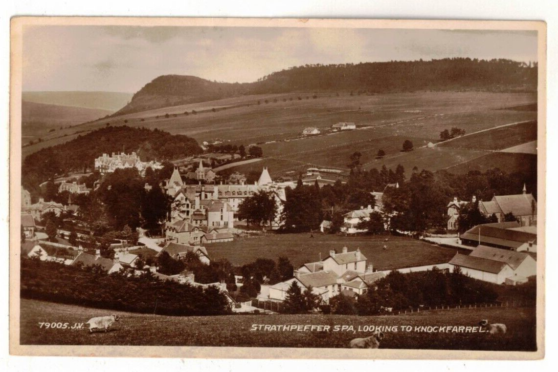 c1930 Real Photo PC Strathpeffer Spa, Looking to Knockfarrel