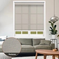 Changshade Cordless Light Filtering Roll-up Blinds CUSTOM Size Window Shades