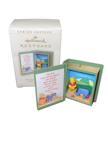 HALLMARK KEEPSAKE ORNAMENT Disney Winnie the Pooh Book Eeyore Loses a Tail 2006