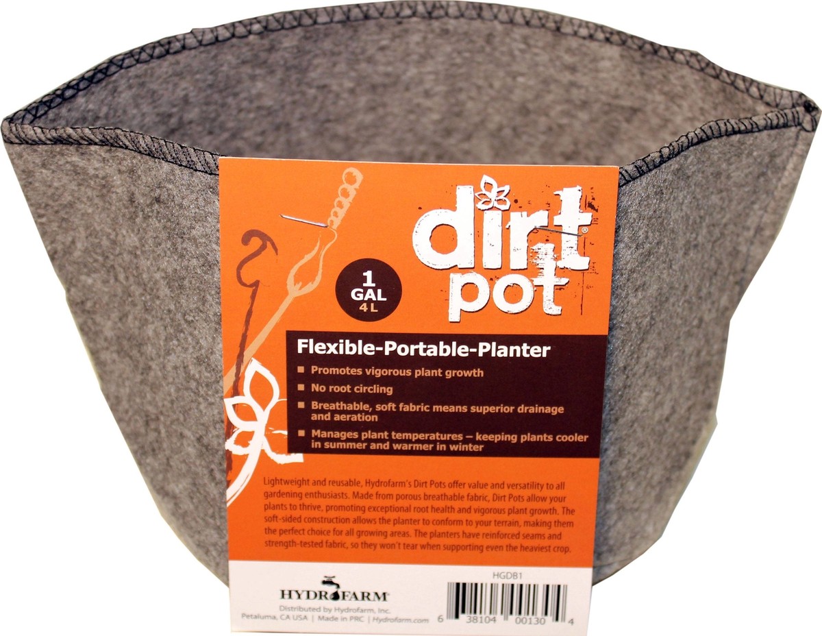 Hydrofarm Dirt Pot 1 Gal Null | eBay