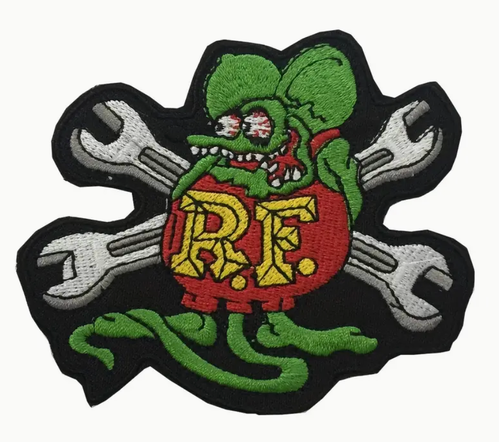 RAT FINK Mouse - ED BIG DADDY ROTH - Embroidered Iron-On Patch | eBay
