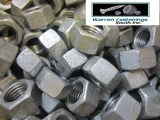 1/2"-13 Finished Hex Nuts & 1/2" Split Lock Washers Hot dipped Galvanized 