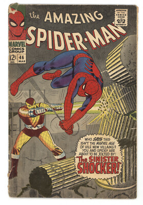 Amazing Spider-Man 46 Marvel 1967 VG 1st Shocker John Romita Stan