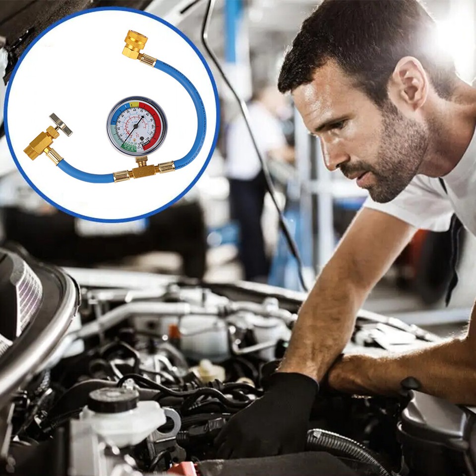 Car AC Aircon R134A Air Con Conditioning Top up Topup Refill Regas DIY