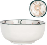 Clayre & Eef 6CEBO0071 Schale Beige Braun 10X10X5 Cm 125 Ml Keramik