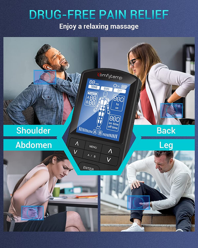 Electro Shock Therapy Machine Electric Muscle Massager Back Shoulder Pain Relief - Picture 4 of 9