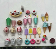 Our Generation Sweet Stop Ice Cream Truck Replacement Accessories Food Lot of 30