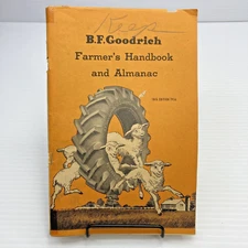 Lubbock Texas B. F. Goodrich Tire Farmer's Handbook and Almanac 1956 18th Ed