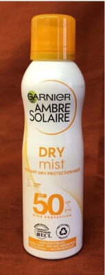 GARNIER AMBRE SOLAIRE TROCKENNEBEL SOFORT TROCKENSCHUTZ SPRAY LSF 50 200ML