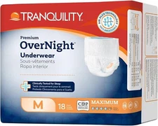Tranquility Premium OverNight Disposable Absorbent Underwear - Unisex