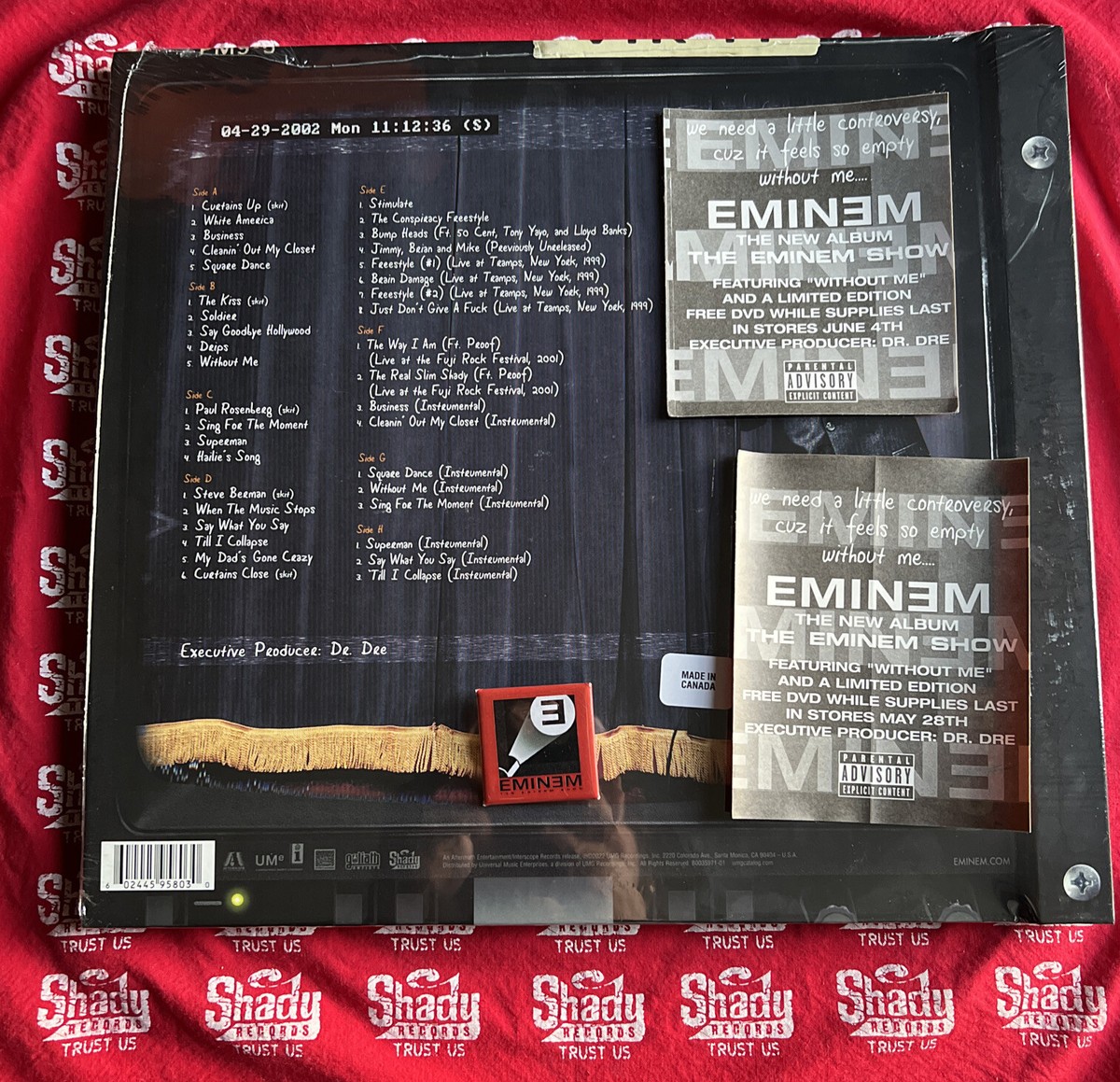 Eminem レコード　Record vinyl EP シングル　4枚セット Eminem - The Eminem Show Expanded Edition (Vinyl 4xLP)