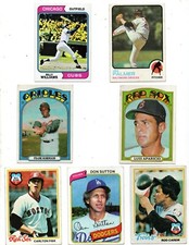 (7) Hall Of Famers. Frank Robinson, Jim Palmer, Carlton Fisk. $24.95!