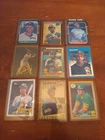 Lot Of 9 Vtg Baseball Cards Bo Jackson, Ken Griffey Jr, Barry Bonds, Will Clark