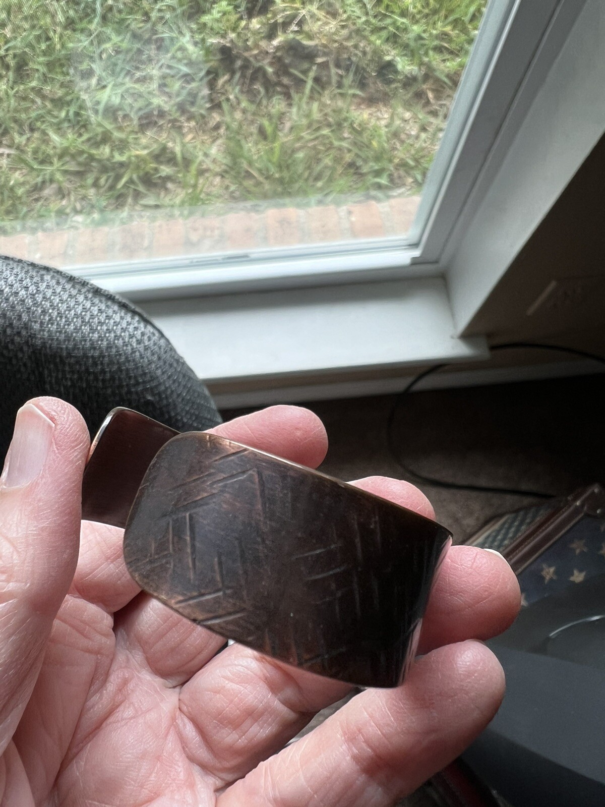 J. Marie Solid Copper Cuff Bracelet - image 9