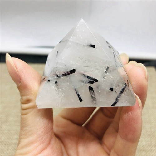 Natürliche Quarz Kristall Pyramide Chakra Heilenergie Edelstein Turm Unikat Dekor - Bild 126 von 164