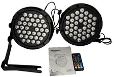 36LED Par Lights 2Pack - 36W RGB Stage Par Lights 36LEDs Stage Light 2 Pack