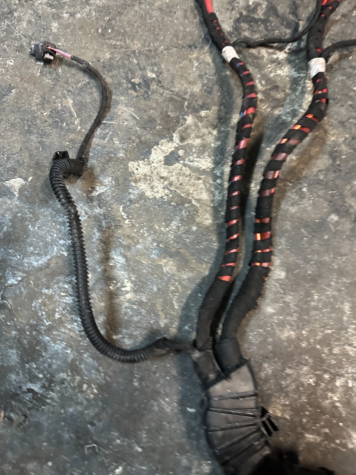 2021 AUDI R8 COUPE FRONT LEFT DRIVER FRUNK TUB HARNESS ~CUT!!~