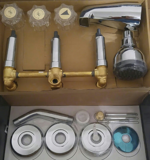 Glacier Bay Lyndhurst 1 Handle 3 Spray Tub And Shower Faucet