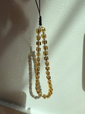 Iridescent Crystal Glass Beaded Wrist Strap, Phone lanyard, Camera Strap, Giftin