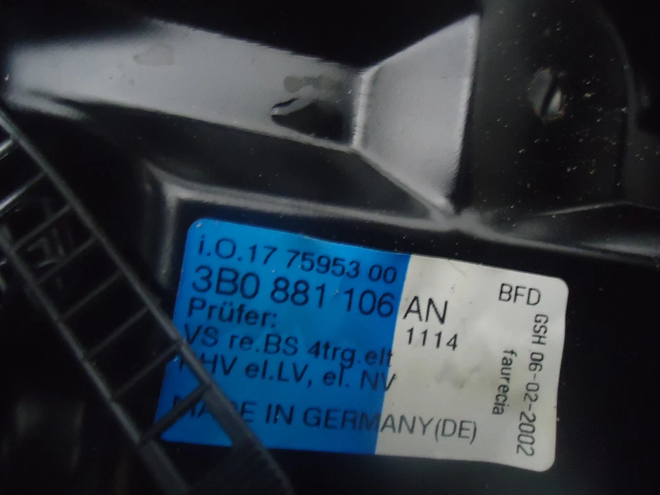 Volkswagen Passat GLX 2002 sedán de 4 movimientos 2,8 L asiento delantero derecho pista Foto 4 de 4