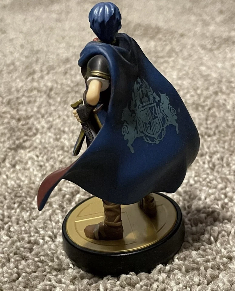Marth Nintendo Amiibo Fire Emblem Super Smash Bros. WiiU 3DS Switch - Imagem 3 de 3