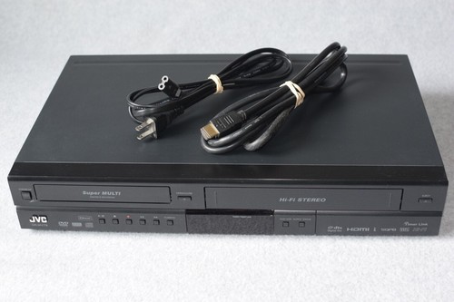 JVC DR-MV79 DVD VCR VHS Combo Player Recorder 1080P HDMI Cable Tested