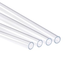 4pcs Acrylic Pipe Rigid Round Tube Clear 1/2"(12mm) ID 5/8"(16mm) OD 20"