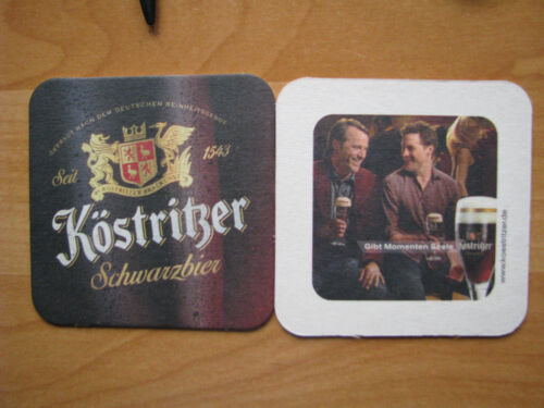 Bierdeckel Köstritzer Schwarzbier Seit 1543, Brauerei, Bier "Gibt Momenten eine - Picture 1 of 1