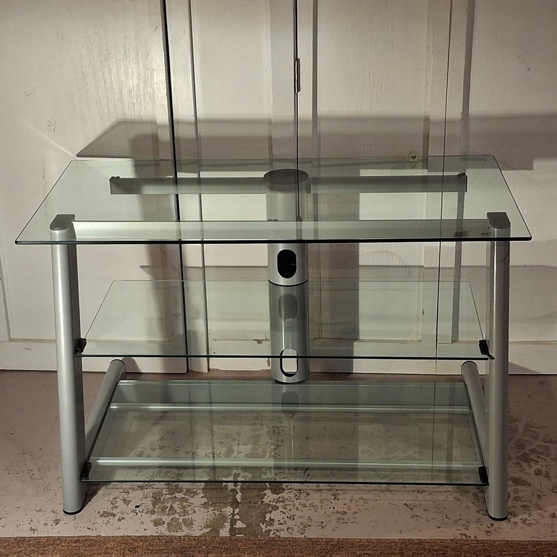 Bell'O Tempered Glass Stand For Up To 60 Inch TVs- Local Pickup in Lake Cnty, IL